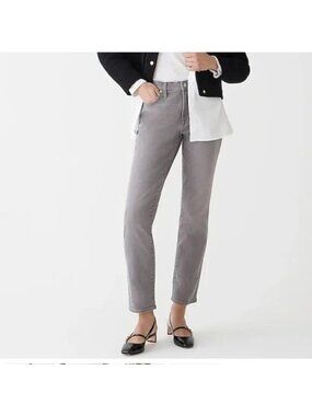 J.Crew Women's 9" Vintage Slim-Straight Jean in Grey Dove Wash - Sz 28